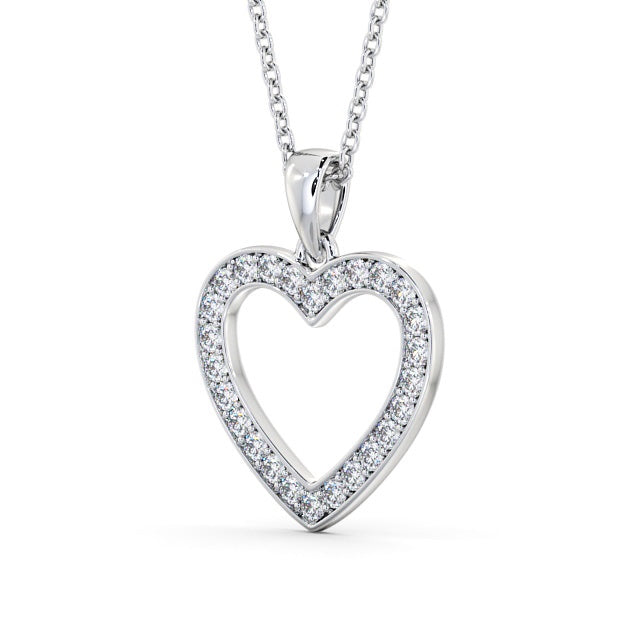 Heart Shaped Pendant 0.65ct