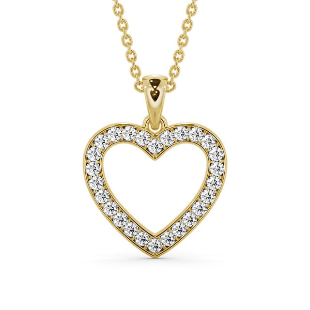 Heart Shaped Pendant 0.65ct