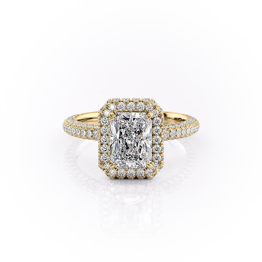 Radiant Cut Lab Diamond Full Set