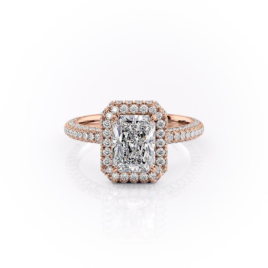 Radiant Cut Lab Diamond Full Set