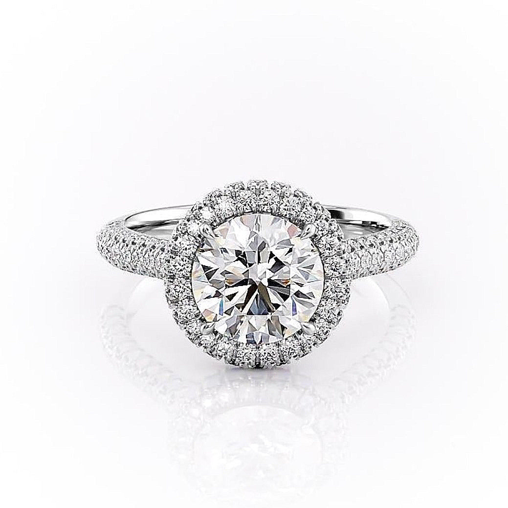 Round Cut Lab Diamond, Full Set