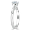 Asscher Cut Lab Diamond Engagement Ring, Classic Style