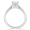Asscher Cut Lab Diamond Engagement Ring, Classic Style