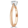 Asscher Cut Lab Diamond Engagement Ring, Classic Style