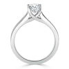Asscher Cut Lab Diamond Engagement Ring, Classic Style with Split Shank