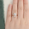 Bridal Ring Set, Oval Cut Center Stone