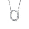 Circle Shaped Pendant 0.35ct