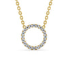 Circle Shaped Pendant 0.35ct