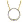 Circle Shaped Pendant 0.35ct