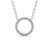 Circle Shaped Pendant 0.35ct
