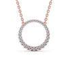 Circle Shaped Pendant 0.35ct