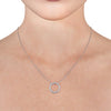 Circle Shaped Pendant 0.40ct