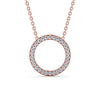Circle Shaped Pendant 0.40ct