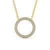 Circle Shaped Pendant 0.40ct