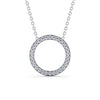 Circle Shaped Pendant 0.40ct