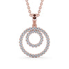 Circle Shaped Pendant 0.55ct