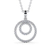 Circle Shaped Pendant 0.55ct