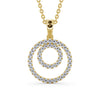 Circle Shaped Pendant 0.55ct