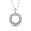 Circle Shaped Pendant 0.75ct