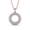 Circle Shaped Pendant 0.75ct