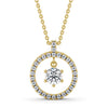 Circle Shaped Pendant 1.10ct