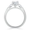 Cushion Cut Lab Diamond 3 Stone Engagement Ring