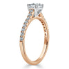 Cushion Cut Lab Diamond Engagement Ring, Classic Style