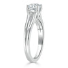 Cushion Cut Lab Diamond Engagement Ring, Classic Style with Split Shank