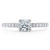 Cushion Cut Lab Diamond Engagement Ring, Classic Style
