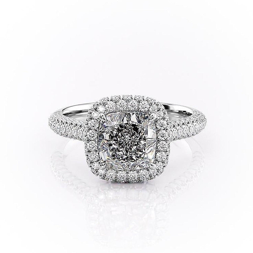 Cushion Cut Lab Diamond Full Set