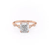 Cushion Cut Lab Diamond Vintage Design