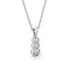 Drop 3 Stone Pendant 0.70ct