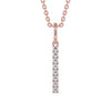 Drop Bar Pendant 0.20ct