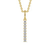 Drop Bar Pendant 0.20ct