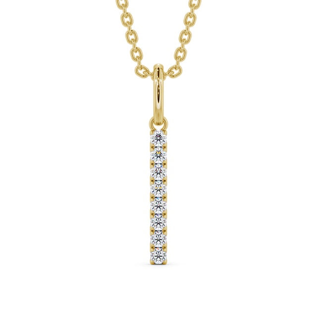 Drop Bar Pendant 0.20ct