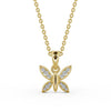 Drop Butterfly Pendant 0.20ct