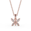 Drop Butterfly Pendant 0.20ct