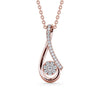 Drop Cluster Pendant 0.30ct