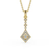 Drop Vintage Style Pendant 0.20ct