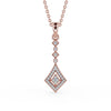 Drop Vintage Style Pendant 0.20ct