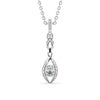 Drop Vintage Style Pendant 0.55ct