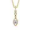 Drop Vintage Style Pendant 0.55ct