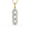 Drop Vintage Style Pendant 1.85ct