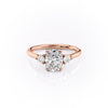 Elongated Cushion Cut Lab Diamond 3 Stone Ring