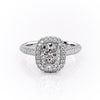 Elongated Cushion Cut Lab Diamond, Full Set