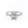 Elongated Cushion Cut Lab Diamond Vintage Design