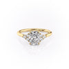 Elongated Cushion Cut Lab Diamond With Side Stones