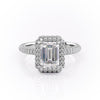 Emerald Cut Lab Diamond Full Set