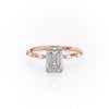Emerald Cut Lab Diamond With Stone Set Shoulders