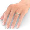 Full Eternity Ring, Offset Round Cut Stones